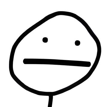 my profile picture. it's basically a stickman head.